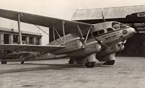 Dh86 Prints: de Havilland DH86, G-ACVY, Mercury