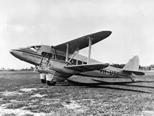 Qantas Prints: de Havilland DH86 VH-USE RMA Sydney of Qantas