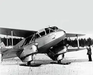 Dragon Prints: De Havilland DH89 Dragon Rapide -Aero OY later Finnair