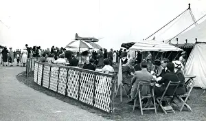 Wisley Prints: de Havilland Dove, G-ALVF, gives a low flypast at the 19?