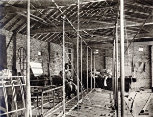 de Havilland factory at Fulham with de Havilland No2