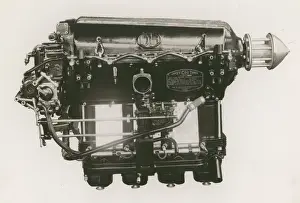 Cylinder Prints: de Havilland Gipsy Three four-cylinder, air-cooled inverted