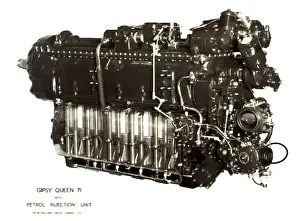 de Havilland Gipsy Queen 71 six-cylinder, air-cooled
