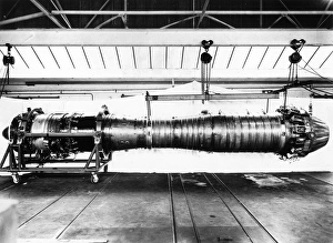 Turbojet Collection: de Havilland Gyron turbojet with reheat tailpipe
