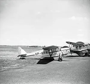 De Havilland Leopard Moth VP-KFM Caspair Nairobi West 1955