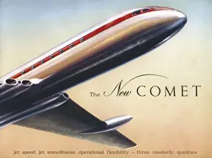Brochure Prints: de Havilland New Comet brochure