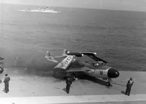 Venom Prints: de Havilland Sea Venom NF20 on a carrier