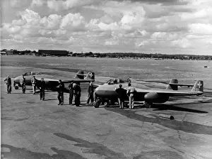 Evaluation Prints: Two or the four de Havilland Vampire F1s ordered by Swiss