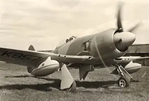 Langley Prints: Hawker Fury at Langley, 11 May 1949