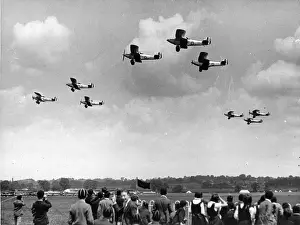 Hawker Hart formation practice for a Hendon display