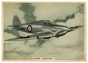 Air Craft Prints: HAWKER HURRICANE 1