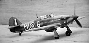 Forward Gallery: Hawker Hurricane 1A of Free Polish, (forward view), tax