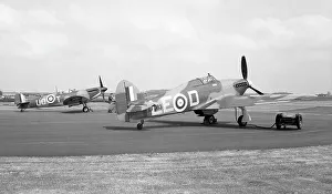 Hurricane Prints: Hawker Hurricane with Supermarine Spitfire