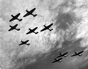 Hurricanes Prints: Hawker Hurricanes in formation