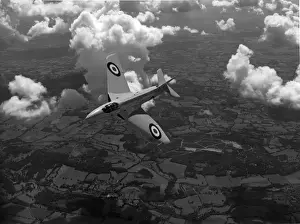 Hawker P1067 Hunter first prototype WB188 in the air