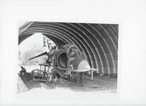 Connecting Prints: Hawker Siddeley Harrier GR. 1A undergoing an engine change