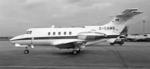 Peter Butt Transport Collection Prints: Hawker-Siddeley HS-125-3B D-CAMB