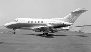 Mobil Prints: Hawker Siddeley HS-125 Series 1A-522 N2601