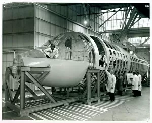 Hatfield Collection: Hawker Siddeley HS-146 engineering mock-up