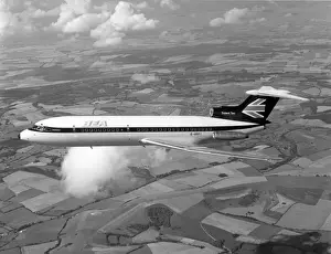 Hawker Siddeley HS121 Trident 2E G-AVFI in BEA markings