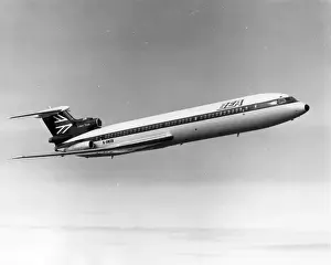 Markings Prints: Hawker Siddeley HS121 Trident 3B G-AWZB in BEA markings