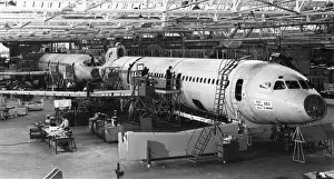 Hs121 Prints: Hawker Siddeley HS121 Trident 3Bs under construction