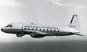 Hs748 Prints: Hawker Siddeley HS748 Coastguarder demonstrator, G-BCDZ