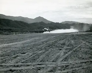 Hawker Siddeley HS748 during a demonstration tour