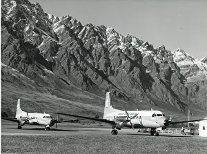 Airlines Prints: Two Hawker Siddeley HS748 Series 2As, ZK-CWJ and ZK-DES?
