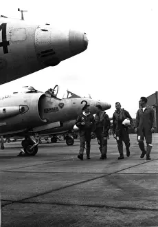 Kestrel Prints: Hawker Siddeley Kestrel FGA1s and their pilots