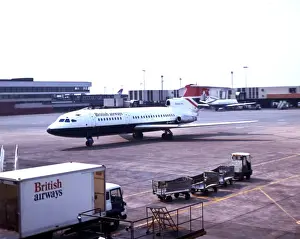 Heathrow Prints: Hawker Siddeley Trident 2 of British Airways at Heathro
