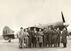 Evaluation Prints: Hawker Tempest II, PR55?, during evaluation by the Swiss