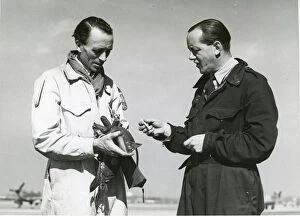 Hubert Gallery: Hawker test pilots Flt Lt Ralph S. Munday and Cpt Hs Broad
