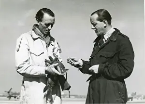 Hubert Prints: Hawker test pilots Flt Lt Ralph S. Munday and Cpt Hs Broad
