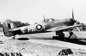 Hawker Typhoon 1b (on the ground), DN406 of No609 Squad
