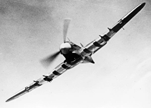 Aggressive Gallery: Hawker Typhoon IB -showing its most aggressive aspect