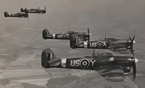 Typhoon Prints: Hawker Typhoon Ib in two Vics of No56 Squadron RAF