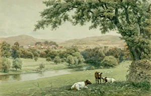 Herefordshire Prints: Hay-on-Wye, Wye Valley, Herefordshire