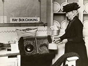 Haybox Cooking, Food Saving Exhibition, Institute of Hygiene