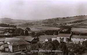 Haydon Bridge, Northumberland viewed from Woodhall