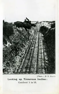 Hayle Prints: Hayle Railway, Tresavean Incline, Lanner, England