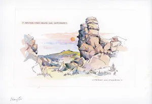 Haytor from Hound Tor, Dartmoor