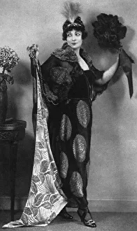 Hazel Collection: Hazel Lavery in a Lucile gown for Petticoat Lane Tombola WWI