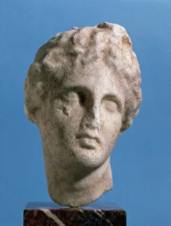 Ampurias Gallery: Head of Aphrodite. Greek. 2nd century BC