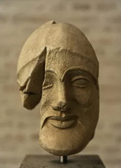 Aigina Gallery: Head of an archer. East Pediments Group of the Temple of Ae