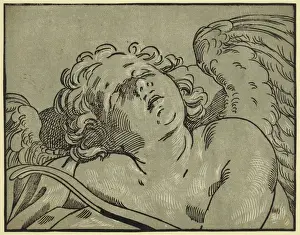 Chiaroscuro Prints: Head of Cupid
