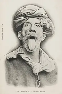 Sticking Prints: Head of a Fakir - Algeria