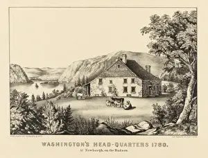 Quarters Prints: Head-Quarters of George Washington in 1780