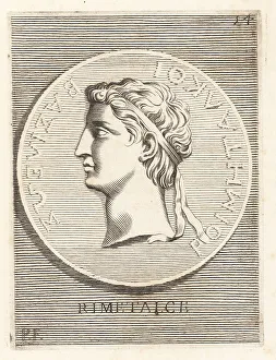 Etienne Picart Prints: Head of Rhoemetalces I, king of the Sapaean kingdom of Thrace