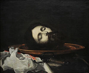 Bellas Collection: Head of Saint John the Baptist, 1644, by Juseppe de Ribera